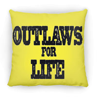 Roger Clark- Outlaws/ Large Square Pillow AUTOGRAPHED - GtvStore