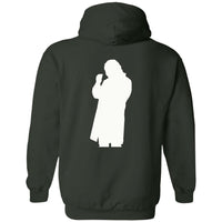 Roger Clark- Outlaws white Pullover Hoodie AUTOGRAPHED - GtvStore