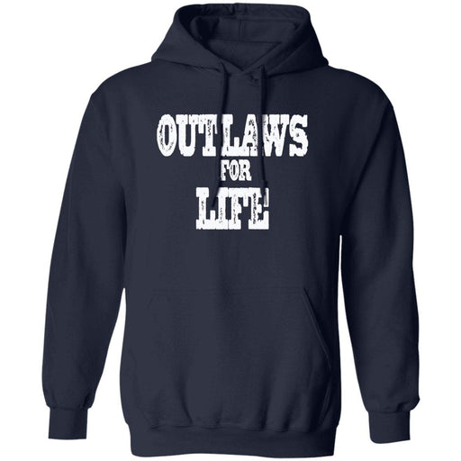 Roger Clark- Outlaws white Pullover Hoodie AUTOGRAPHED - GtvStore