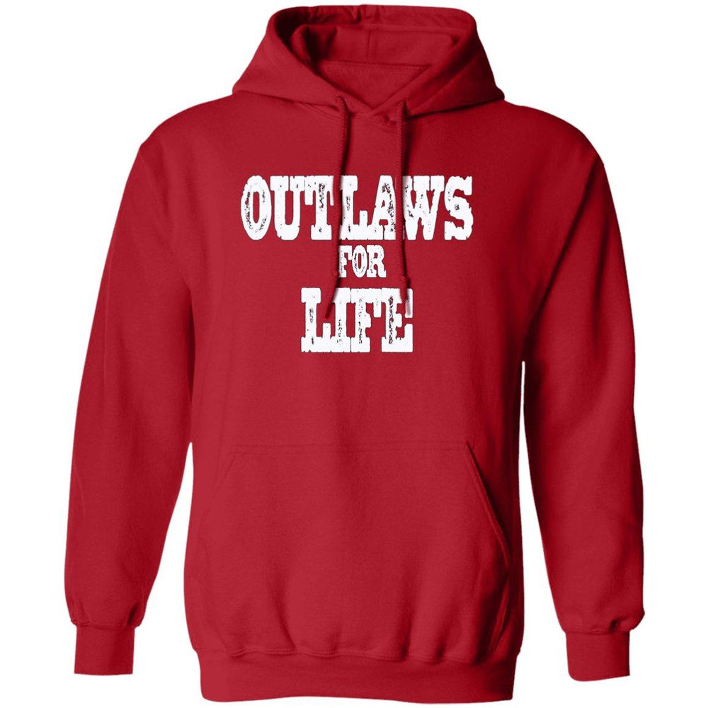 Roger Clark- Outlaws white Pullover Hoodie AUTOGRAPHED - GtvStore
