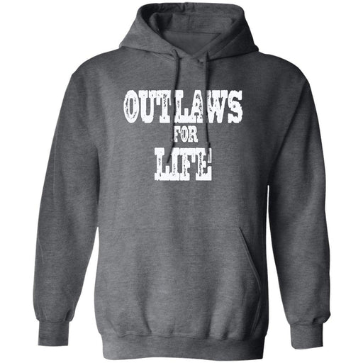 Roger Clark- Outlaws white Pullover Hoodie AUTOGRAPHED - GtvStore
