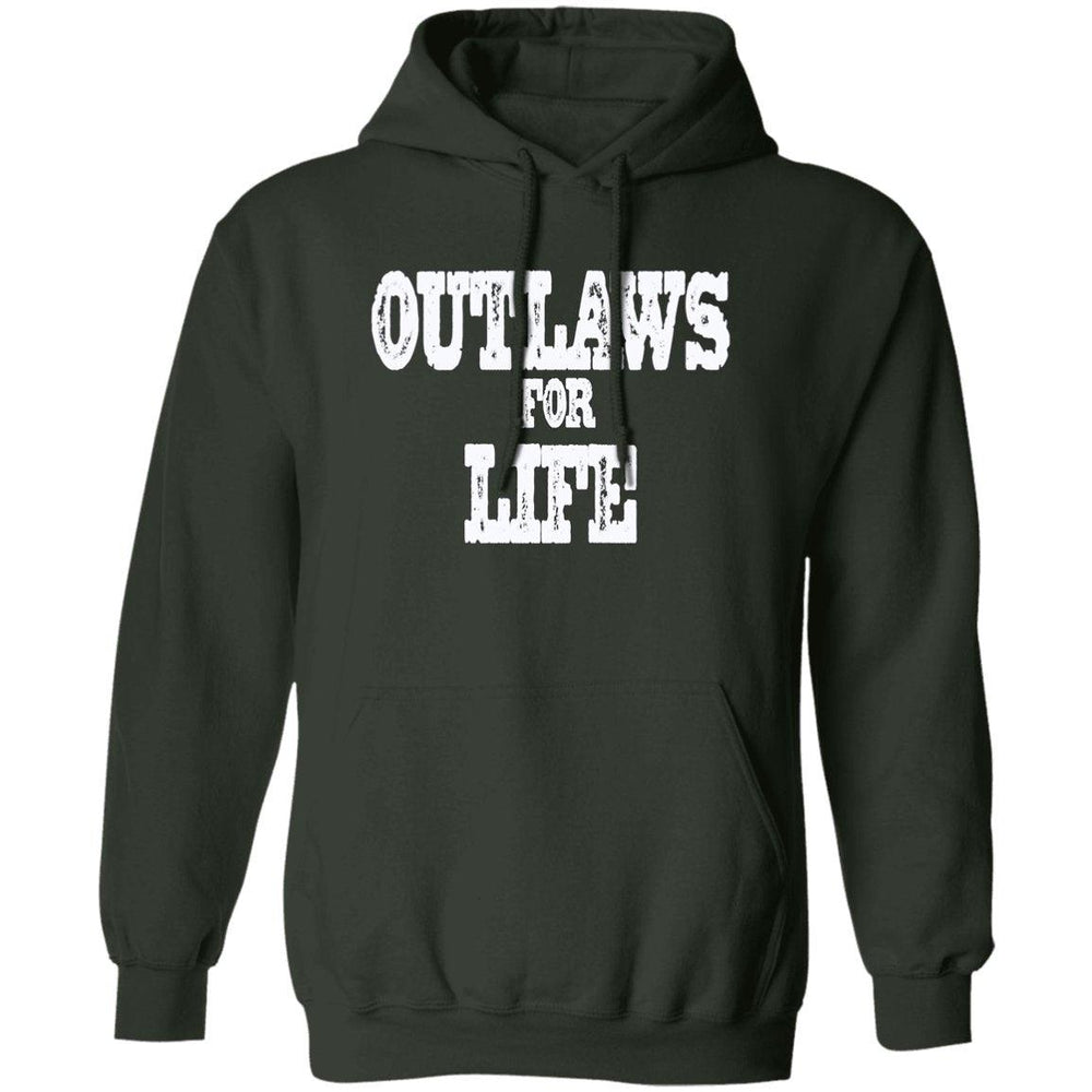 Roger Clark- Outlaws white Pullover Hoodie AUTOGRAPHED - GtvStore