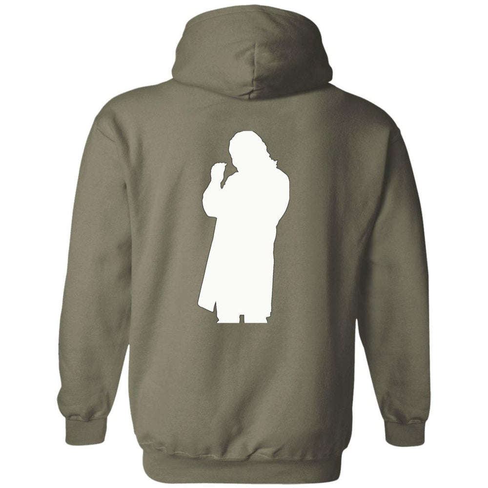 Roger Clark- Outlaws white Pullover Hoodie AUTOGRAPHED - GtvStore