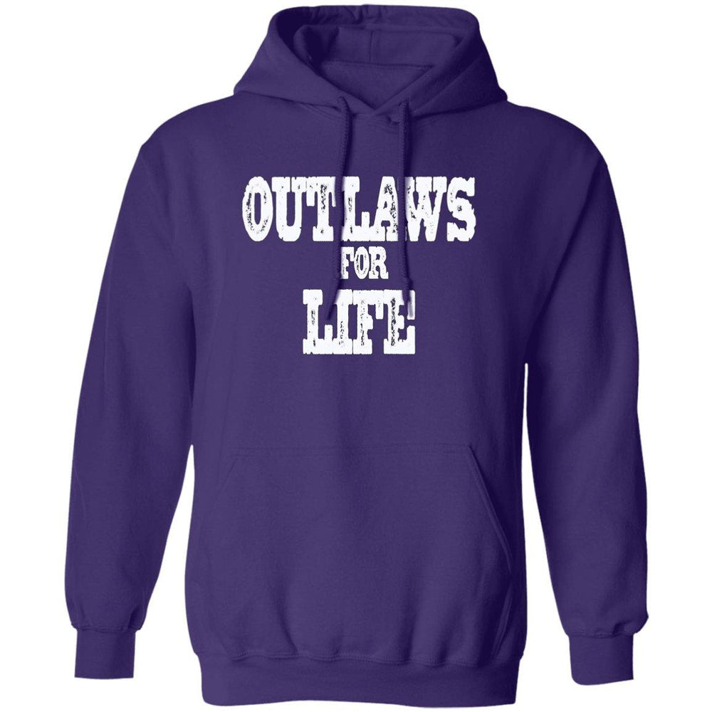 Roger Clark- Outlaws white Pullover Hoodie AUTOGRAPHED - GtvStore