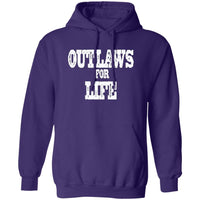 Roger Clark- Outlaws white Pullover Hoodie AUTOGRAPHED - GtvStore