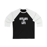 Roger Clark- Outlaws/Unisex 3\4 Sleeve Baseball Tee - GtvStore