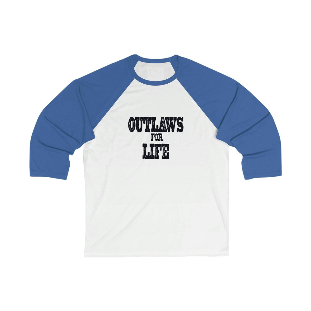 Roger Clark- Outlaws/Unisex 3\4 Sleeve Baseball Tee - GtvStore