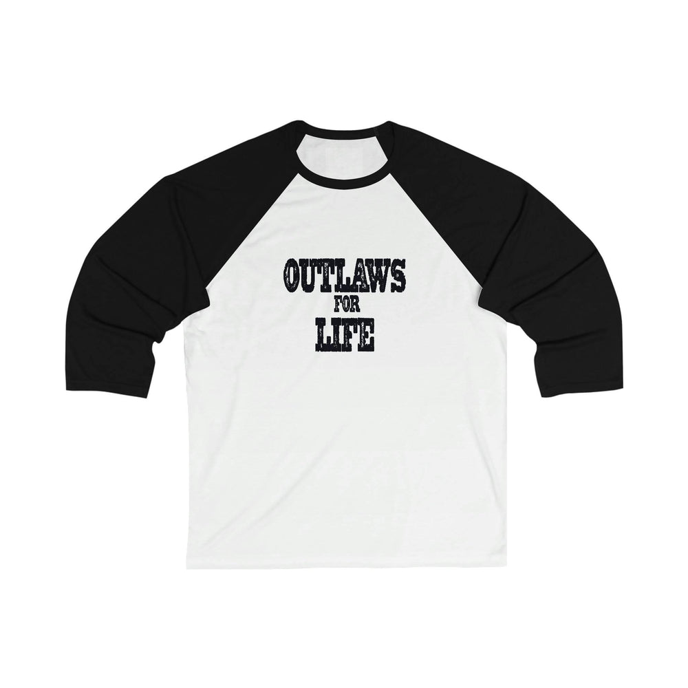 Roger Clark- Outlaws/Unisex 3\4 Sleeve Baseball Tee - GtvStore