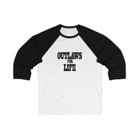 Roger Clark- Outlaws/Unisex 3\4 Sleeve Baseball Tee - GtvStore