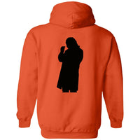 Roger Clark- Peachy black silhouette/ Pullover Hoodie AUTOGRAPHED - GtvStore