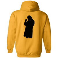 Roger Clark- Peachy black silhouette/ Pullover Hoodie AUTOGRAPHED - GtvStore