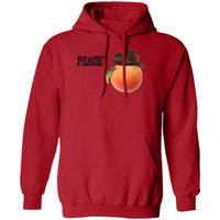 Roger Clark- Peachy black silhouette/ Pullover Hoodie AUTOGRAPHED - GtvStore