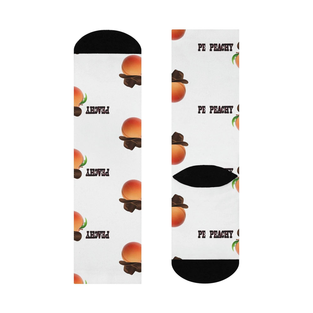 Roger Clark- Peachy/ Cushioned Crew Socks - GtvStore