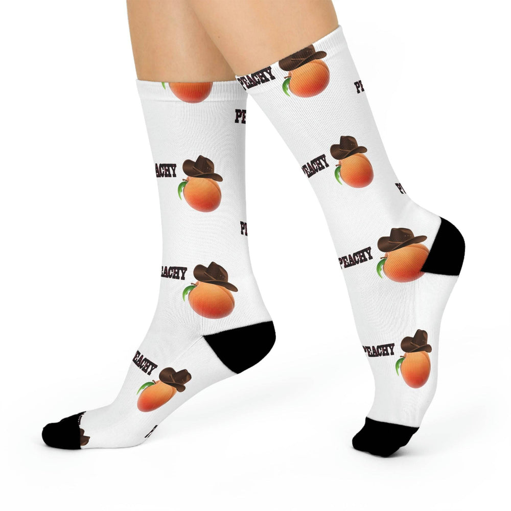 Roger Clark- Peachy/ Cushioned Crew Socks - GtvStore