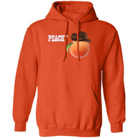 Roger Clark- Peachy white silhouette/ Pullover Hoodie AUTOGRAPHED - GtvStore