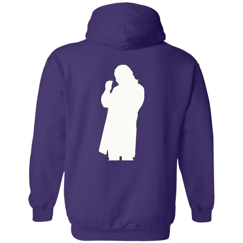 Roger Clark- Peachy white silhouette/ Pullover Hoodie AUTOGRAPHED - GtvStore