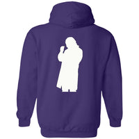 Roger Clark- Peachy white silhouette/ Pullover Hoodie AUTOGRAPHED - GtvStore