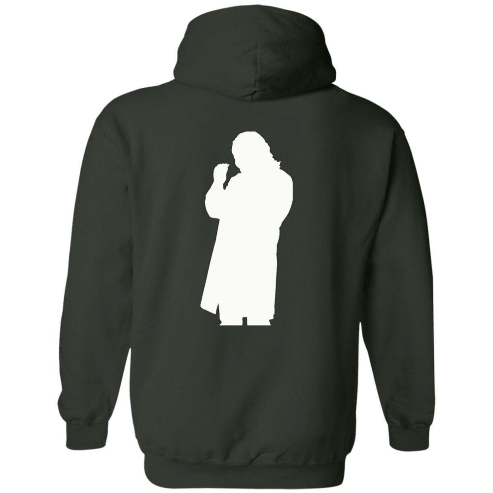 Roger Clark- Peachy white silhouette/ Pullover Hoodie AUTOGRAPHED - GtvStore
