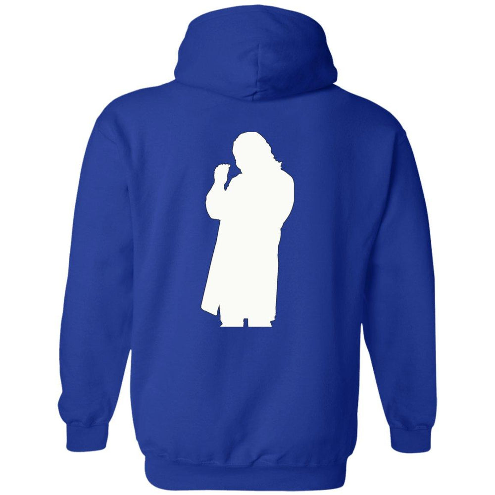 Roger Clark- Peachy white silhouette/ Pullover Hoodie AUTOGRAPHED - GtvStore