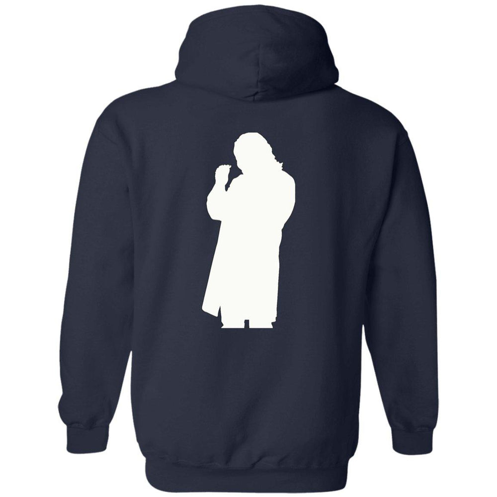 Roger Clark- Peachy white silhouette/ Pullover Hoodie AUTOGRAPHED - GtvStore