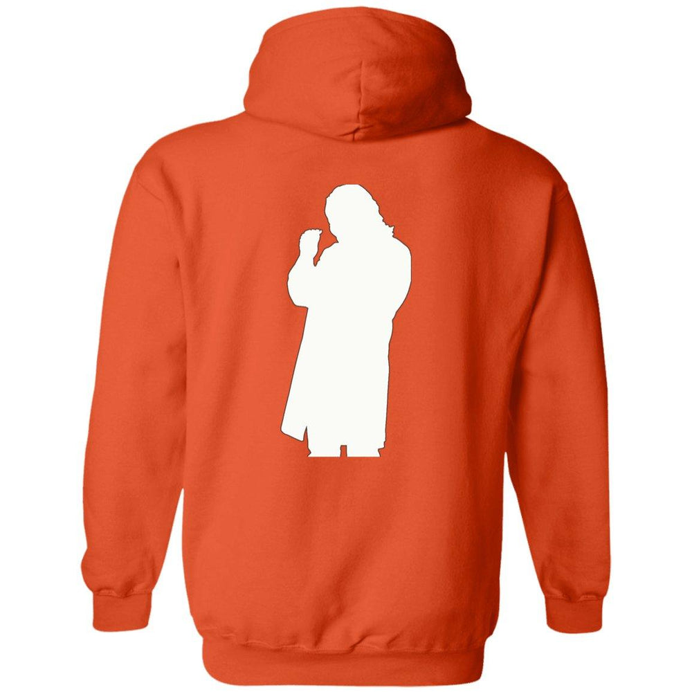 Roger Clark- Peachy white silhouette/ Pullover Hoodie AUTOGRAPHED - GtvStore