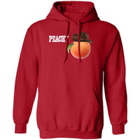 Roger Clark- Peachy white silhouette/ Pullover Hoodie AUTOGRAPHED - GtvStore