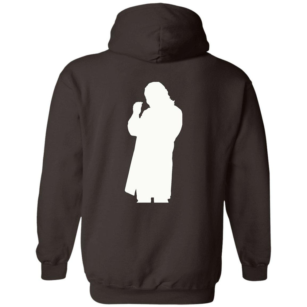Roger Clark- Peachy white silhouette/ Pullover Hoodie AUTOGRAPHED - GtvStore