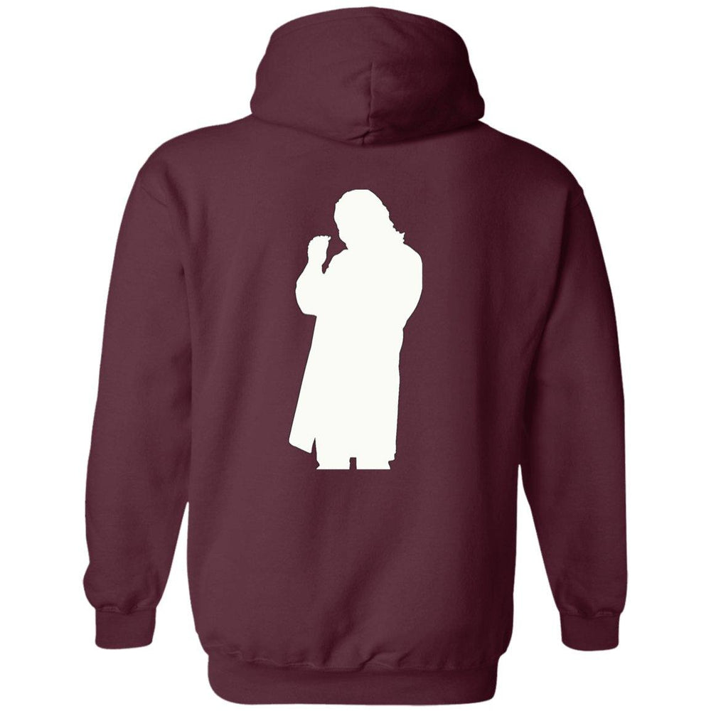 Roger Clark- Peachy white silhouette/ Pullover Hoodie AUTOGRAPHED - GtvStore