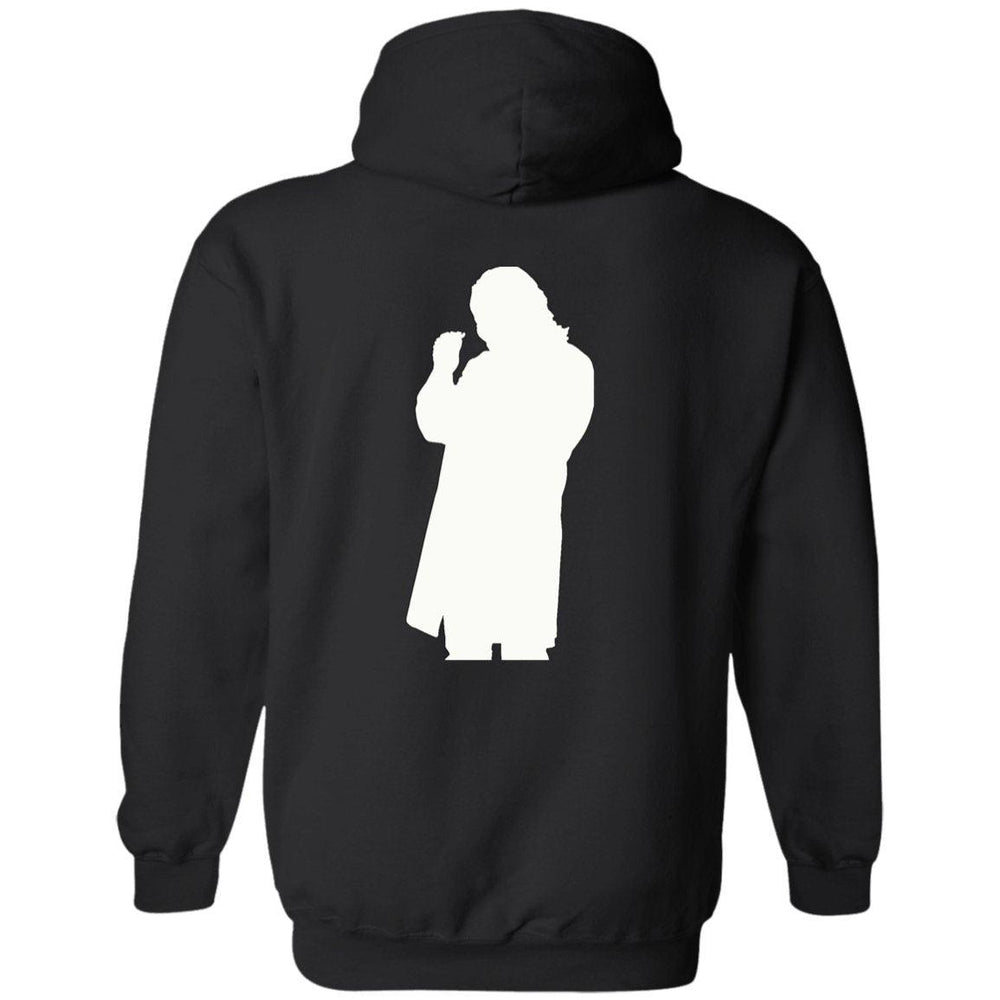 Roger Clark- Peachy white silhouette/ Pullover Hoodie AUTOGRAPHED - GtvStore