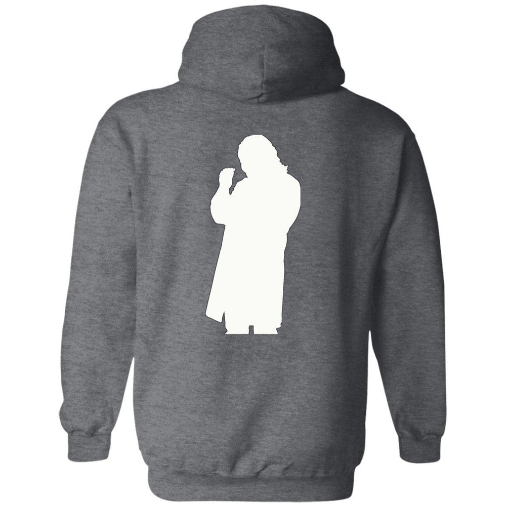 Roger Clark- Peachy white silhouette/ Pullover Hoodie AUTOGRAPHED - GtvStore