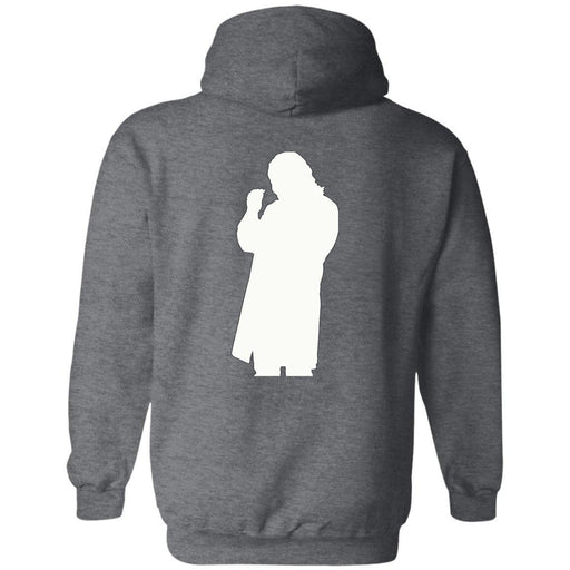 Roger Clark- Peachy white silhouette/ Pullover Hoodie AUTOGRAPHED - GtvStore