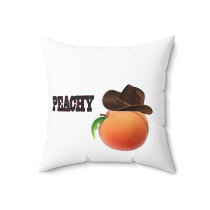Roger Clark- Silhouette & Peachy Spun Polyester Square Pillow - GtvStore